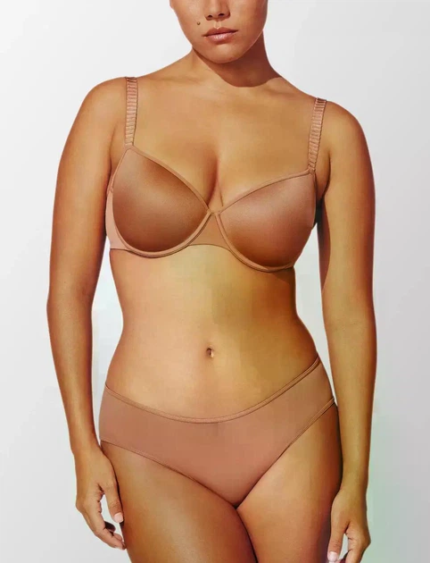 Бюстгальтер жіночий гладкий на кісточках THIRDLOVE 24/7 Classic T-shirt Bra - Золотий - 95B - изображение 4