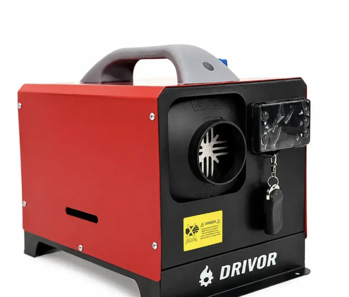 Автономный дизельный обогреватель DRIVOR G1427 9 кВт 12/24 В Bluetooth Webasto с пультом ДУ дисплеем переносная автономка для авто гаража помещений 20–50 м² - изображение 5
