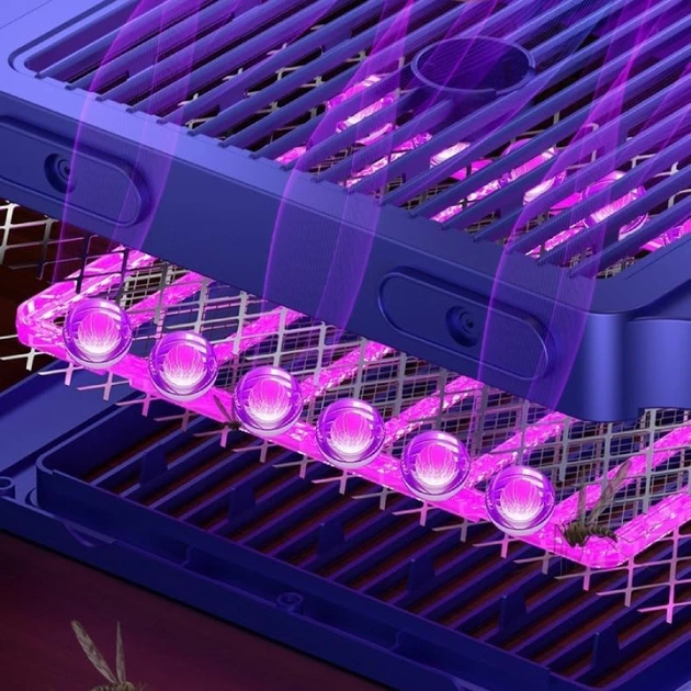 Настольный электрический уничтожитель насекомых с 12 LED-элементами против комаров, мух, мошек (HC836) - изображение 4