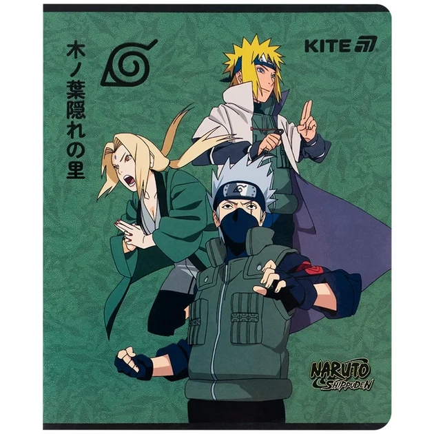 Зошит шкільний Kite Naruto 24 аркуші, клітинка NR25-238 - Фото 5 Зошит шкільний Kite Naruto 24 аркуші, клітинка NR25-238 - зображення 5