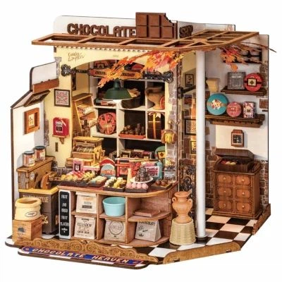 Конструктор Robotime Rolife дерев'яний 3D Шоколад Генрі (DG174) - Фото 1 Конструктор Robotime Rolife дерев'яний 3D Шоколад Генрі (DG174) - изображение 1
