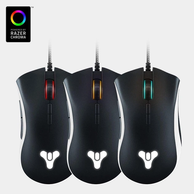 Провідна ігрова миша Razer DeathAdder Elite Destiny 2 з оптичним сенсором 16000 DPI та RGB-підсвічуванням - зображення 6