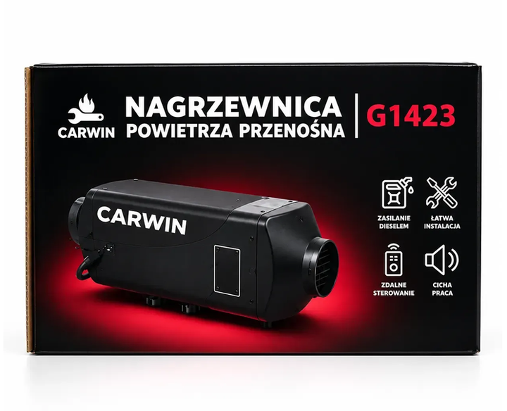 Автономный дизельный обогреватель CARWIN 9 кВт Webasto 12/24 В воздушный обогреватель с пультом ДУ расход 0,11–0,35 л/ч переносная автономка для автомобиля гаража мастерской помещений 20–50 м² с адаптером - изображение 10