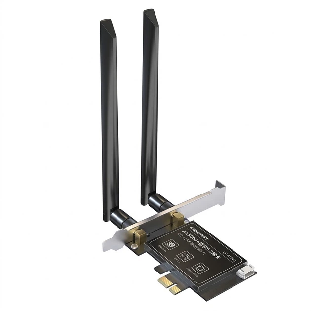 Wi-Fi/Bluetooth адаптер COMFAST AX200 WiFi6/Bluetooth 5.2/PCI Express - Фото 1 Wi-Fi/Bluetooth адаптер COMFAST AX200 WiFi6/Bluetooth 5.2/PCI Express - изображение 1