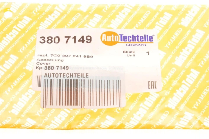 Кришка для голювальної петлі AUTOTECHTEILE 380 7149 7C0807241, 7C08072419B9 - зображення 4