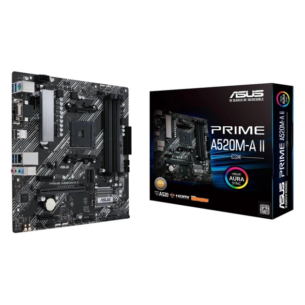 Материнская плата ASUS PRIME A520M-A II/CSM (PRIME A520M-A II/CSM) (Socket AM4, AMD A520, Micro-ATX) - изображение 6
