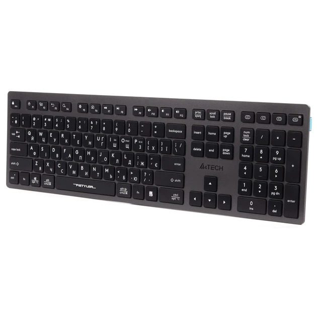 Клавиатура A4Tech Fstyler FBX50C Wireless Grey (FBX50C (Grey)) - изображение 2