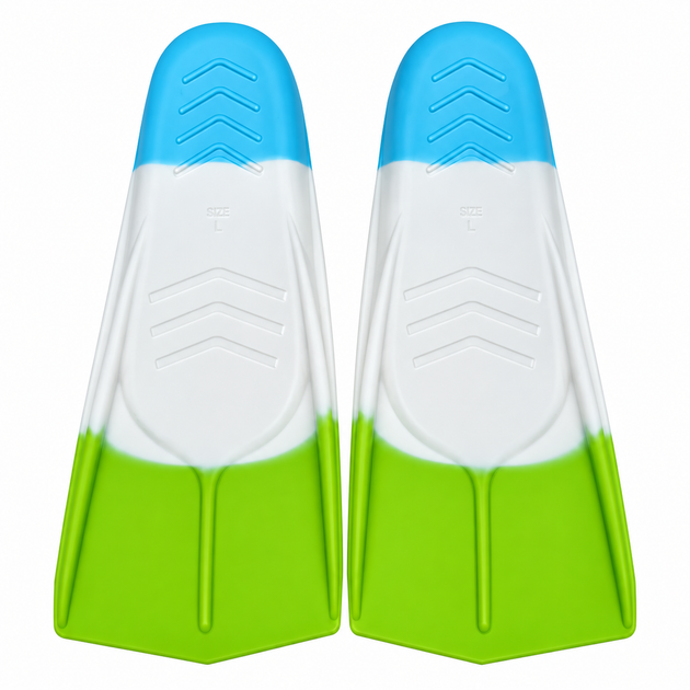 Короткие ласты для бассейна Conquest AquaSprint L (41-43) салатовый BF10/GW - Фото 3 Короткие ласты для бассейна Conquest AquaSprint L (41-43) салатовый BF10/GW - изображение 3