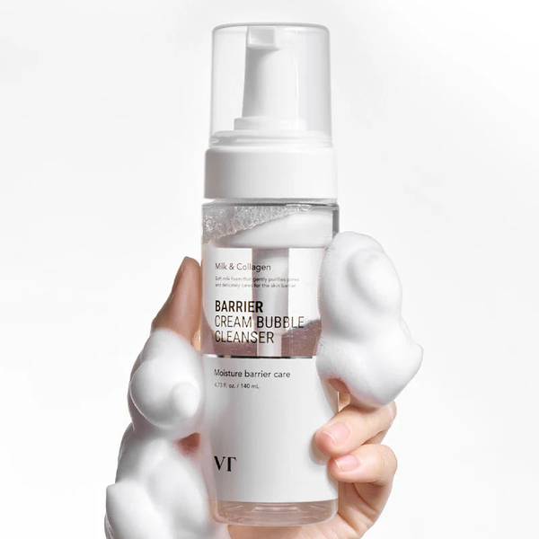 М'яка очищувальна пінка VT Cosmetics Barrier Cream Bubble Cleanser з молочними протеїнами 140 мл - зображення 2