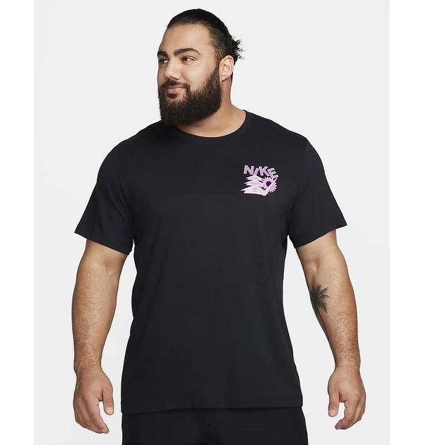 Футболка мужская Nike Dri-Fit Black XL Черный FQ3892-010 - Фото 11 Футболка мужская Nike Dri-Fit Black XL Черный FQ3892-010 - изображение 11