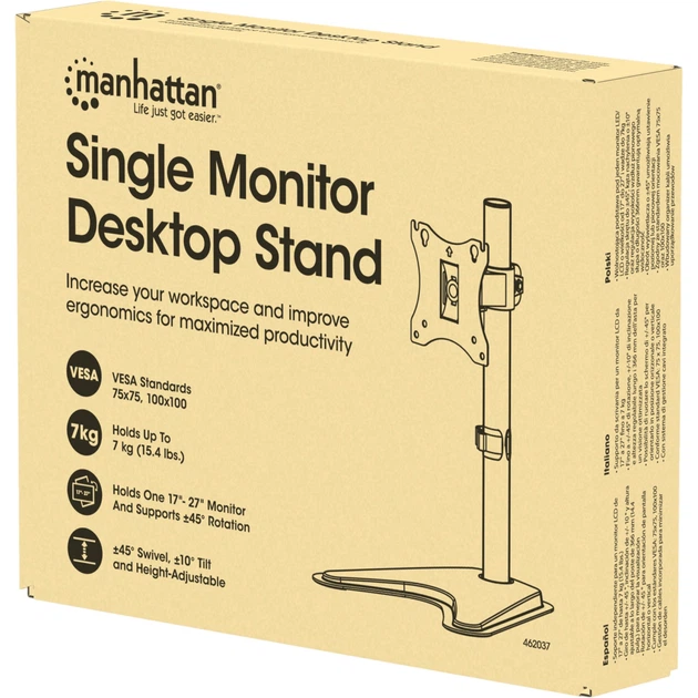 Podstawa pod monitor Manhattan 462037 czarna - obraz 15