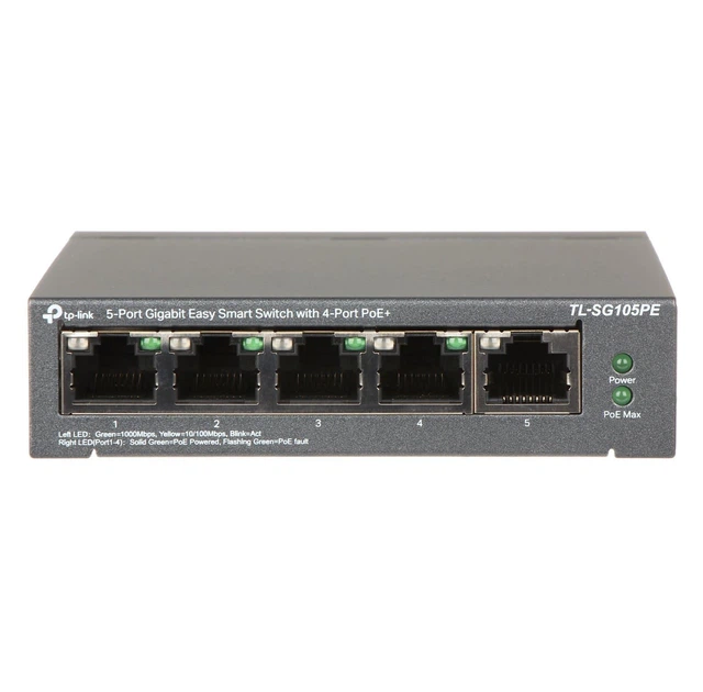Комутатор TP-Link TL-SG105PE (TL-SG105PE) - Фото 1 Комутатор TP-Link TL-SG105PE (TL-SG105PE) - зображення 1