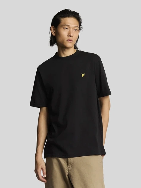 Футболка Lyle & Scott Oversized Crew Neck Black размер M - изображение 2