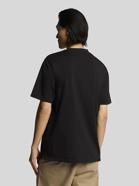 Футболка Lyle & Scott Oversized Crew Neck Black размер M - изображение 4