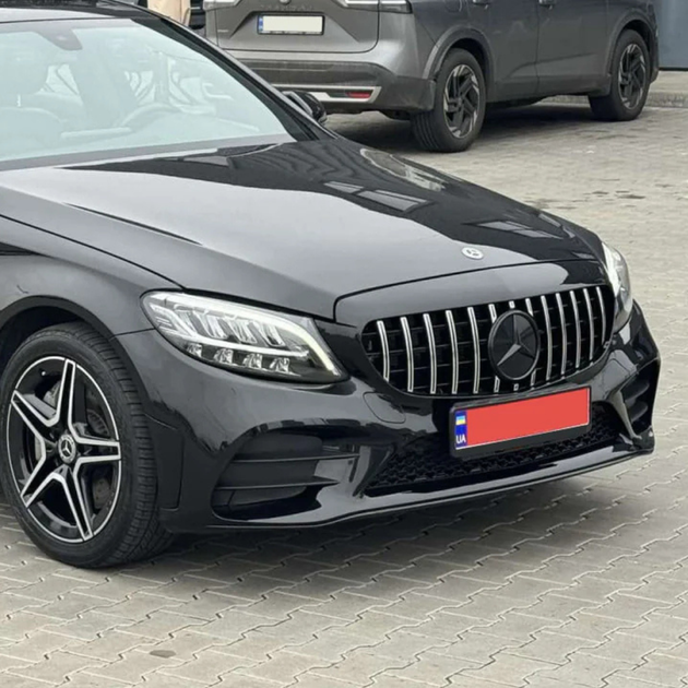 Передние фары оптика (2 шт, рестайлинг, без блоков) для Mercedes C-сlass W205 2014-2021 гг - изображение 6