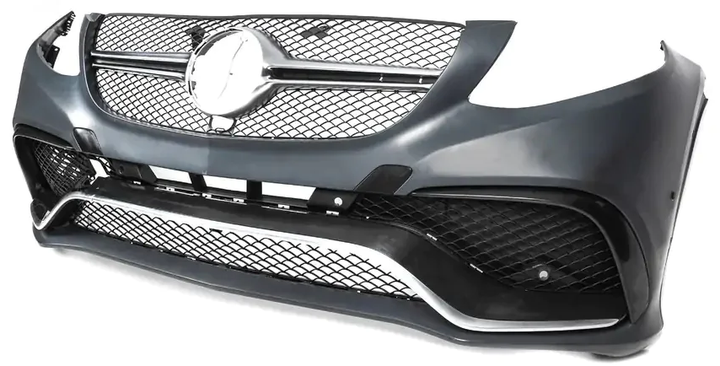 Передній бампер GLE63 AMG V1 для Mercedes GLE coupe C292 2015-2019 рр - зображення 2
