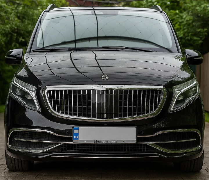 Передній бампер Maybach у зібраному вигляді для Mercedes Vito/V-class W447 2014- рр. - зображення 2