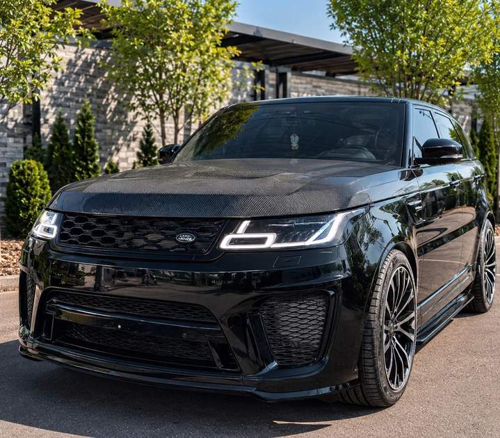 Капот SVR карбоновий для Range Rover Sport 2014-2022 рр. - зображення 7
