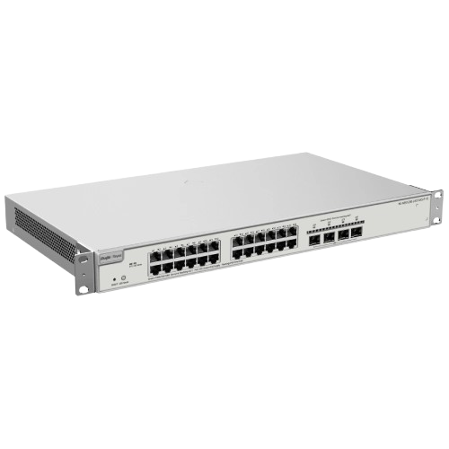 Коммутатор Ruijie Reyee RG-NBS5200-24GT4XS-P-V2 управляемый настольный 24 портовый 30 - 430 Вт L3 PoE - изображение 3