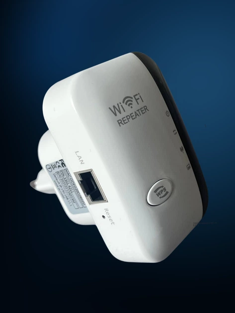 Усилитель сигнала репитер WiFi Repeater до 300 Мб/с 802.11N/B/G 2.4 ГГц, беспроводной ретранслятор - изображение 4