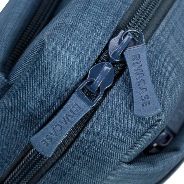 Сумка для ноутбука 15.6" RivaCase 8335 Blue синя водоотталкивающая противоударная с ремнем на плечо (8335-BLU-Case) - Фото 7 Сумка для ноутбука 15.6" RivaCase 8335 Blue синя водоотталкивающая противоударная с ремнем на плечо (8335-BLU-Case) - изображение 7