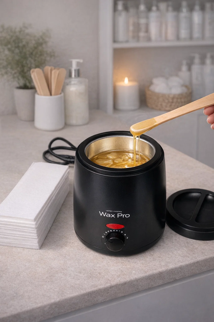 Професійний воскоплав Wax Pro 200 банковий нагрівач для воску та парафіну Чорний - зображення 5