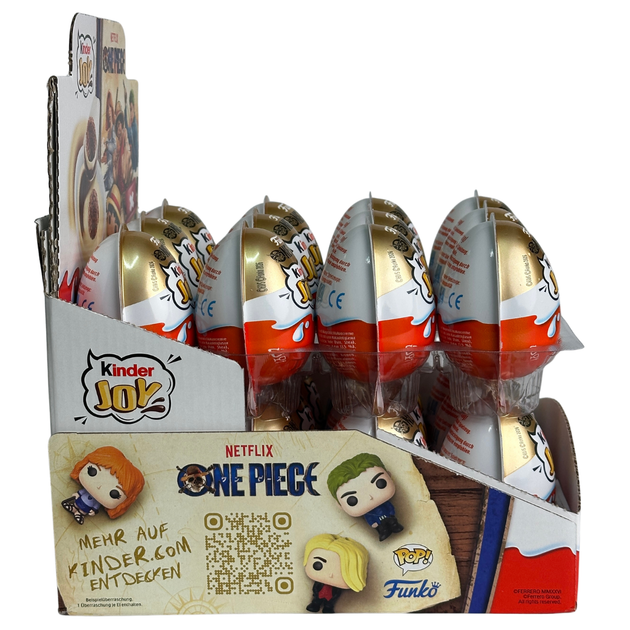 Фирменный блок Kinder joy One Piece новая коллекция Киндер Джой Ван Пис, 24 шт - Фото 2 Фирменный блок Kinder joy One Piece новая коллекция Киндер Джой Ван Пис, 24 шт - изображение 2