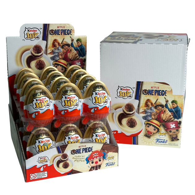 Фирменный блок Kinder joy One Piece новая коллекция Киндер Джой Ван Пис, 24 шт - Фото 3 Фирменный блок Kinder joy One Piece новая коллекция Киндер Джой Ван Пис, 24 шт - изображение 3