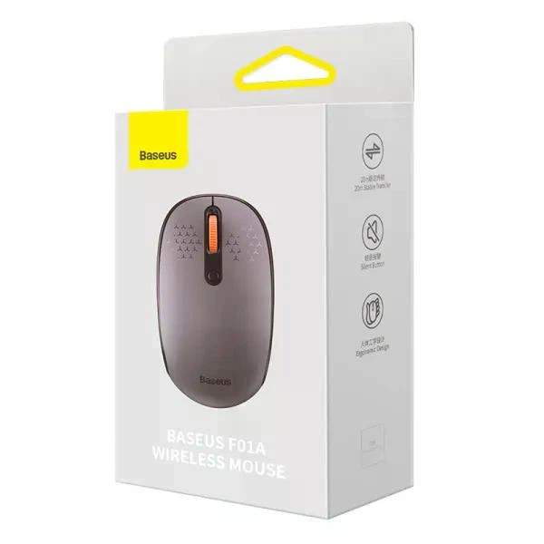 Беспроводная компьютерная мышь Baseus F01A Gray (B01055502833-00) - Фото 10 Беспроводная компьютерная мышь Baseus F01A Gray (B01055502833-00) - изображение 10