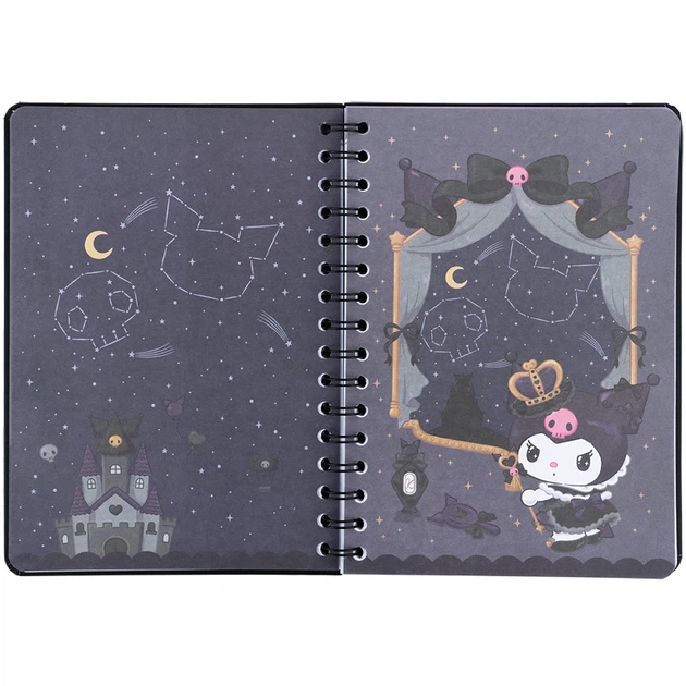 Дневник на спирали Kite Kuromi HK25-438-2, твердый переплет - Фото 7 Дневник на спирали Kite Kuromi HK25-438-2, твердый переплет - изображение 7