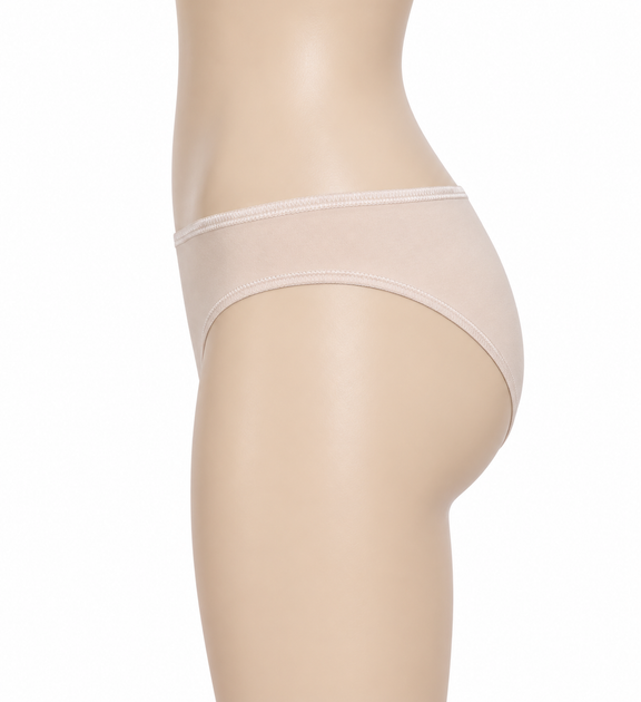 Трусы Motion Guru бесшовные для гимнастики бифлекс телесный size 44/XS/152-158см - изображение 3