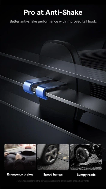 Автомобильный держатель с беспроводной зарядкой Baseus CW01 15W Black (C40141001111-00) - Фото 9 Автомобильный держатель с беспроводной зарядкой Baseus CW01 15W Black (C40141001111-00) - изображение 9