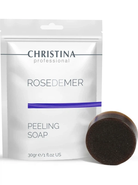 Пілінгове мило Christina Rose de Mer Peeling Soap — глибоке очищення та відновлення шкіри, 100 г - Фото 1 Пілінгове мило Christina Rose de Mer Peeling Soap — глибоке очищення та відновлення шкіри, 100 г - изображение 1
