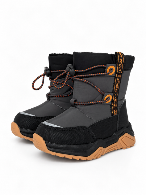 Термодутики для мальчика Kimboo Серо-коричневый 24 (15,5 см) Код: FG24112 grey-brown - Фото 5 Термодутики для мальчика Kimboo Серо-коричневый 24 (15,5 см) Код: FG24112 grey-brown - изображение 5