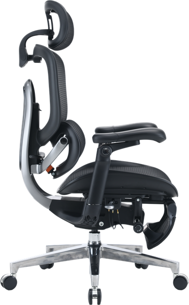 Fotel biurowy ergonomiczny Sihoo DORO C500 V2 Ultra z podnożkiem Czarny (4820216980189) - Zdjęcie 4 Fotel biurowy ergonomiczny Sihoo DORO C500 V2 Ultra z podnożkiem Czarny (4820216980189) - obraz 4