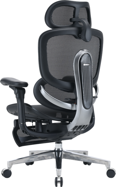 Fotel biurowy ergonomiczny Sihoo DORO C500 V2 Ultra z podnożkiem Czarny (4820216980189) - Zdjęcie 5 Fotel biurowy ergonomiczny Sihoo DORO C500 V2 Ultra z podnożkiem Czarny (4820216980189) - obraz 5