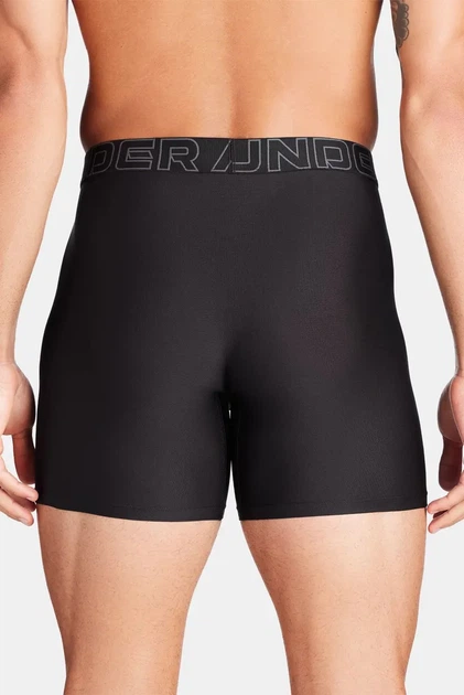 Чоловічі чорні боксери (3 шт) UA PERFORMANCE TECH MESH 6 IN Under Armour S 1383884-001 - Фото 3 Чоловічі чорні боксери (3 шт) UA PERFORMANCE TECH MESH 6 IN Under Armour S 1383884-001 - зображення 3