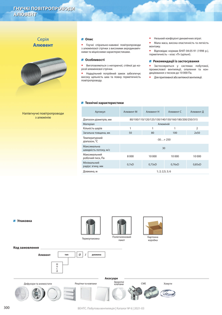 Повітропровід Vents Алювент М 80/3 80 мм довжина 3 м алюміній 0000219425 - Фото 2 Повітропровід Vents Алювент М 80/3 80 мм довжина 3 м алюміній 0000219425 - зображення 2