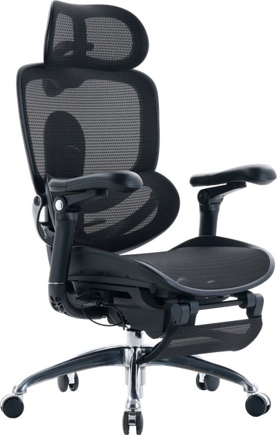 Fotel biurowy ergonomiczny Sihoo DORO C300 PRO V2 z podnożkiem Czarny (4820216980158) - Zdjęcie 1 Fotel biurowy ergonomiczny Sihoo DORO C300 PRO V2 z podnożkiem Czarny (4820216980158) - obraz 1