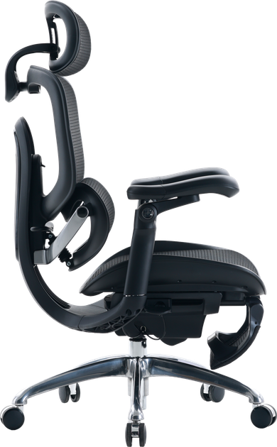 Fotel biurowy ergonomiczny Sihoo DORO C300 PRO V2 z podnożkiem Czarny (4820216980158) - Zdjęcie 3 Fotel biurowy ergonomiczny Sihoo DORO C300 PRO V2 z podnożkiem Czarny (4820216980158) - obraz 3