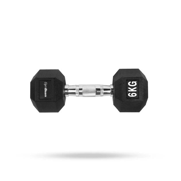 Гексагональна гантель білий 6 kg - GymBeam Accessories - Фото 1 Гексагональна гантель білий 6 kg - GymBeam Accessories - зображення 1