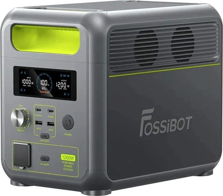 Зарядная станция Fossibot F1200 1200 Вт / 1024 Вт⋅ч / LiFePO4 - Фото 1 Зарядная станция Fossibot F1200 1200 Вт / 1024 Вт⋅ч / LiFePO4 - изображение 1