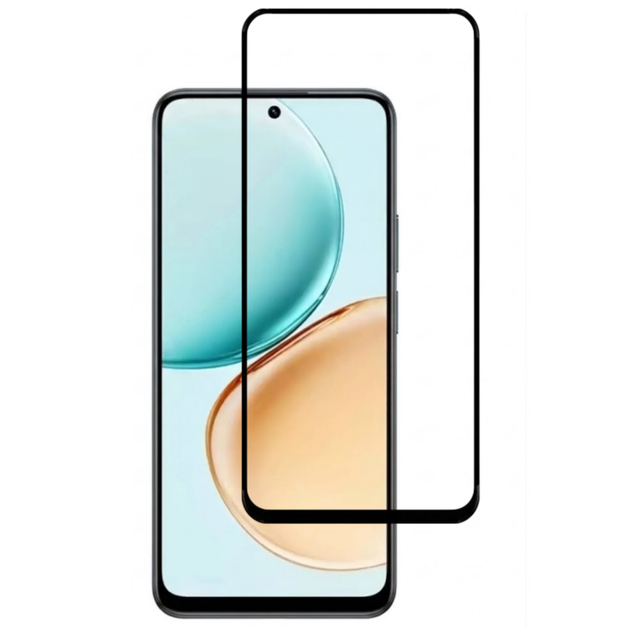 Защитное стекло LUX для Honor X7d полная проклейка черный - Фото 1 Защитное стекло LUX для Honor X7d полная проклейка черный - изображение 1