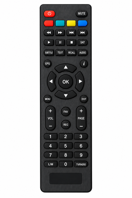 Пульт дистанційного керування для DVB-T2-S2 тюнера WORLD VISION FOROS COMBO T2/S2, FOROS ULTRA T2/C/S - Фото 1 Пульт дистанційного керування для DVB-T2-S2 тюнера WORLD VISION FOROS COMBO T2/S2, FOROS ULTRA T2/C/S - изображение 1