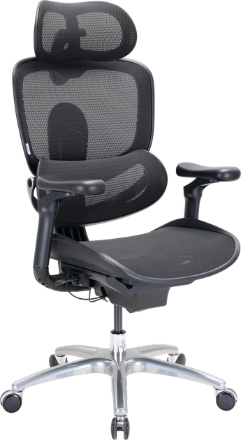 Fotel biurowy ergonomiczny Sihoo DORO C300 LITE V2 Czarny (4820216980103) - Zdjęcie 3 Fotel biurowy ergonomiczny Sihoo DORO C300 LITE V2 Czarny (4820216980103) - obraz 3