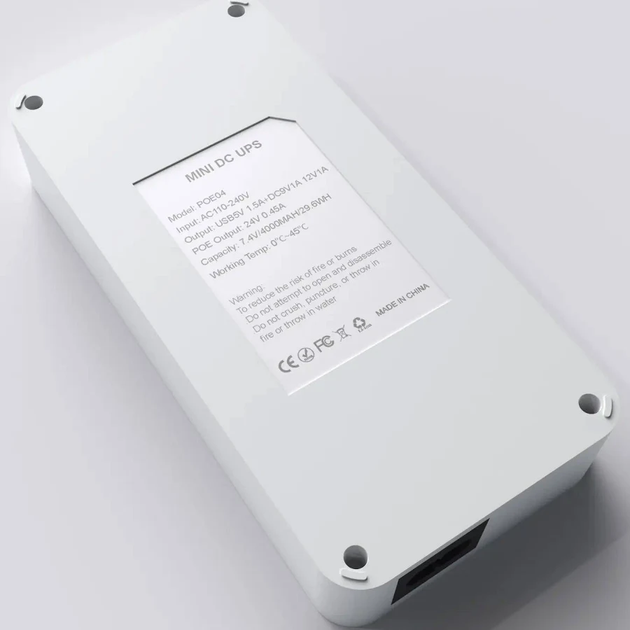 Безперебійник для WI-Fi роутера камери модему POE04 9V 12V USB 18W з вбудованим аккумулятором - зображення 6
