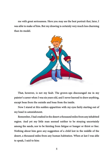 Книга The Little Prince / Маленький принц. Антуан де Сент-Екзюпері - Фото 6 Книга The Little Prince / Маленький принц. Антуан де Сент-Екзюпері - изображение 6