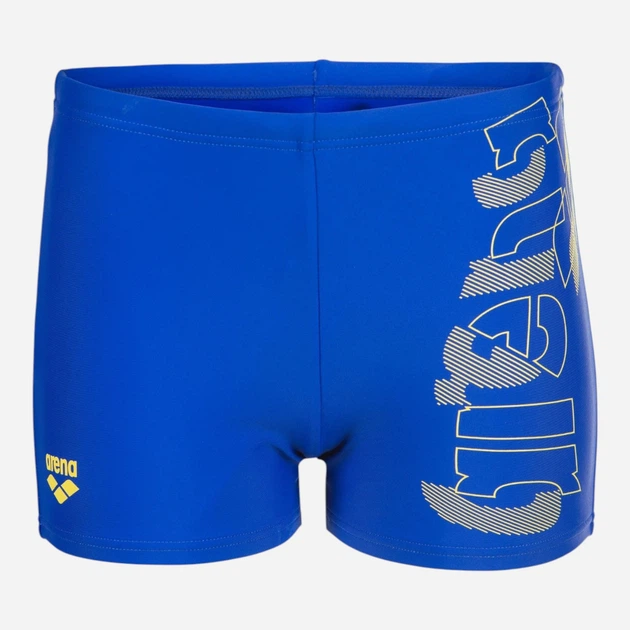 Подростковые плавки-шорты для мальчика Arena Tales Swim Short 009087-802 164 см Синий/Желтый (3468337784371) - изображение 3