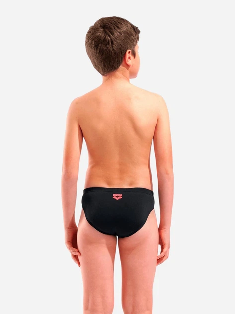 Детские плавки для мальчика Arena Poseidonia Swim Briefs 009009-504 128 см Черный/Коралловый (3468337648185) - Фото 2 Детские плавки для мальчика Arena Poseidonia Swim Briefs 009009-504 128 см Черный/Коралловый (3468337648185) - изображение 2