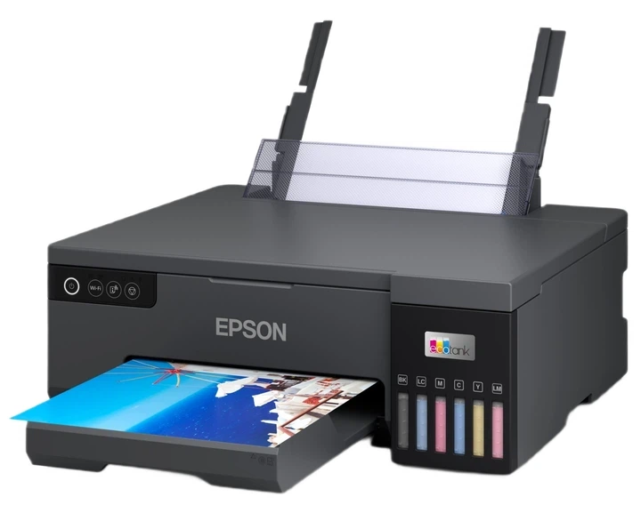 Фотопринтер струйный Epson EcoTank L8050 A4 с Wi-Fi, 6-цветный - Фото 1 Фотопринтер струйный Epson EcoTank L8050 A4 с Wi-Fi, 6-цветный - изображение 1